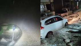 甘肅多地冰雹厚如積雪