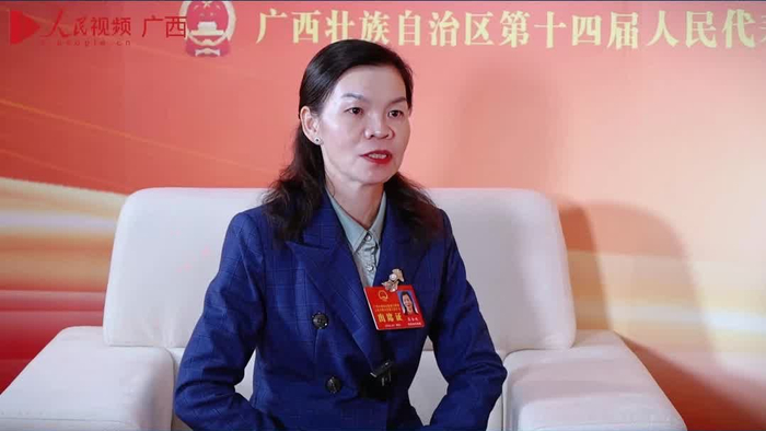 人民网专访广西人大代表扬翔董事长莫金枝下