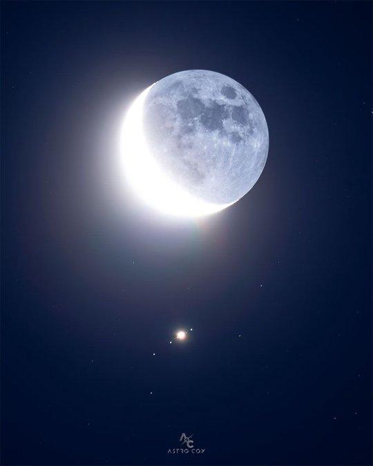 月亮和木星合相