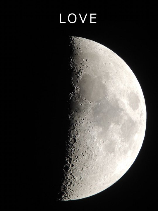 月亮的love|月亮|影像|上弦月_新浪新闻