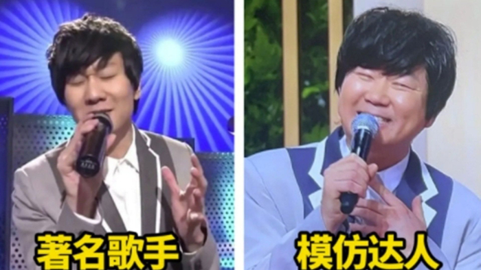 辽视春晚郭冬临模仿林俊杰假发一戴以假乱真对口型唱江南