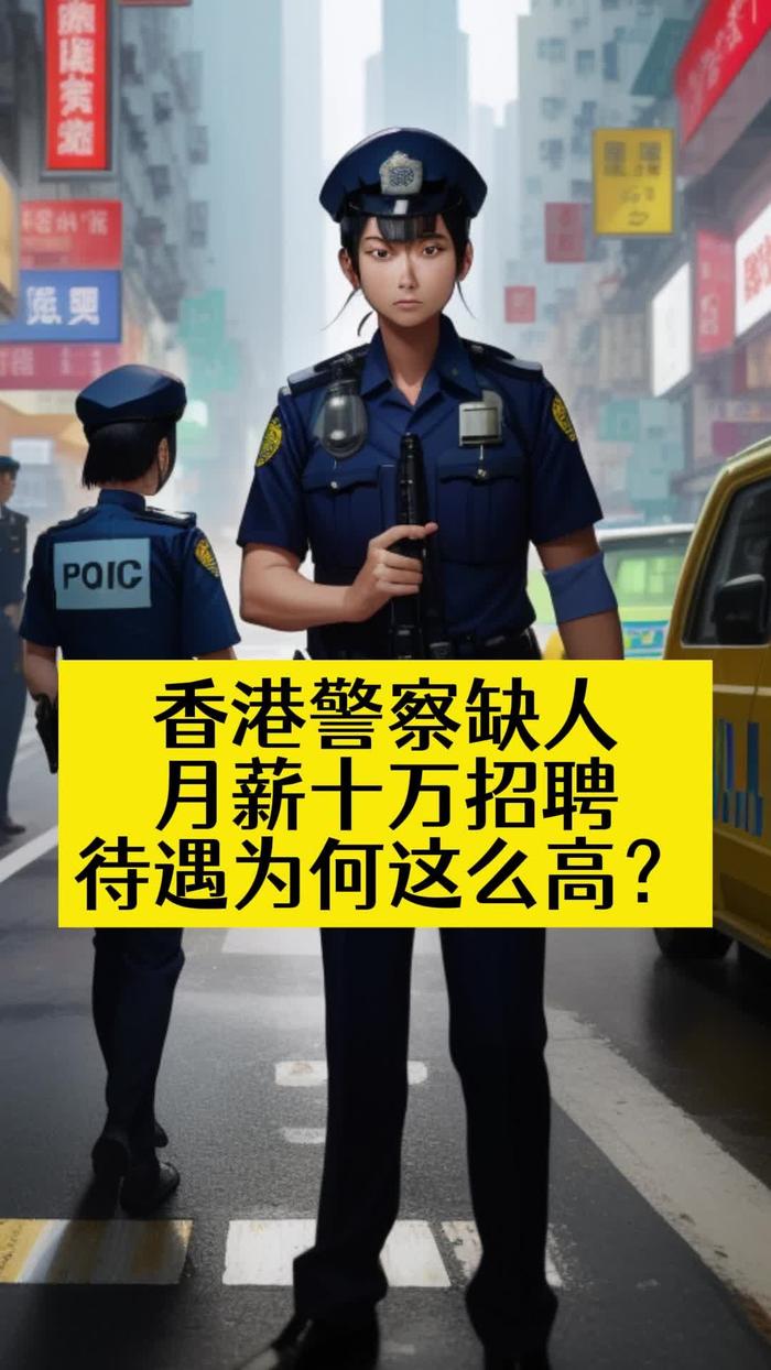 香港警察缺人月薪十万招聘待遇为何这么高