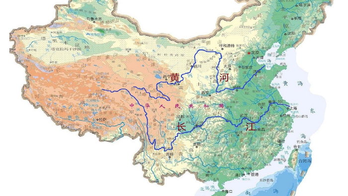 长江和黄河两条母亲河的干流都流经的省区