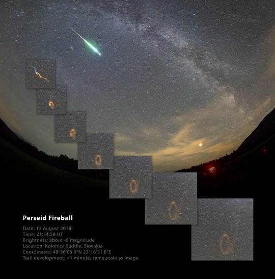 英仙座火流星与久现流星遗迹__财经头条