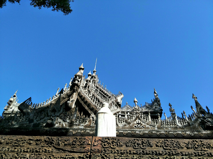 东南亚 缅甸 曼德勒 金色宫殿僧院