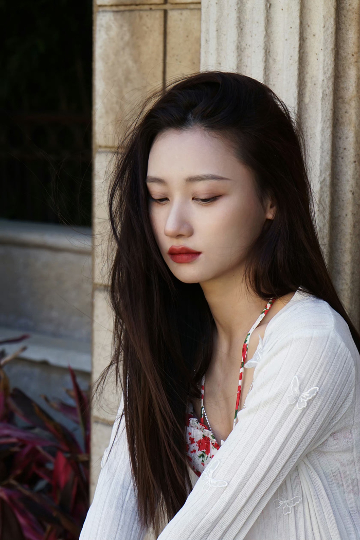 何宣林夏日随拍仙女甜美碎花裙温柔初恋感体验夏日的浪漫