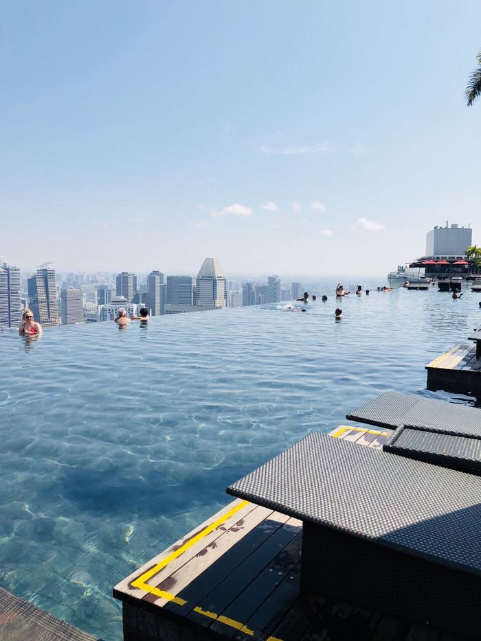 新加坡 滨海湾金沙酒店无边泳池
