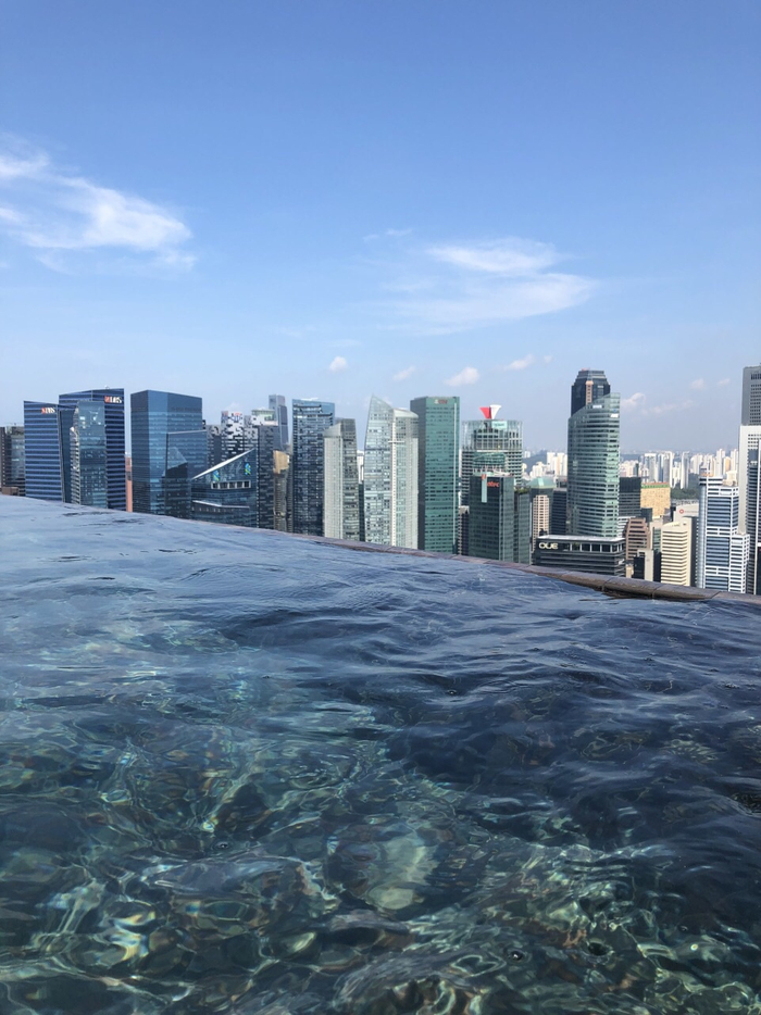 新加坡 滨海湾金沙酒店无边泳池