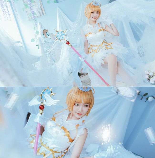 cos写真图集:魔卡少女樱,木之本樱cosplay