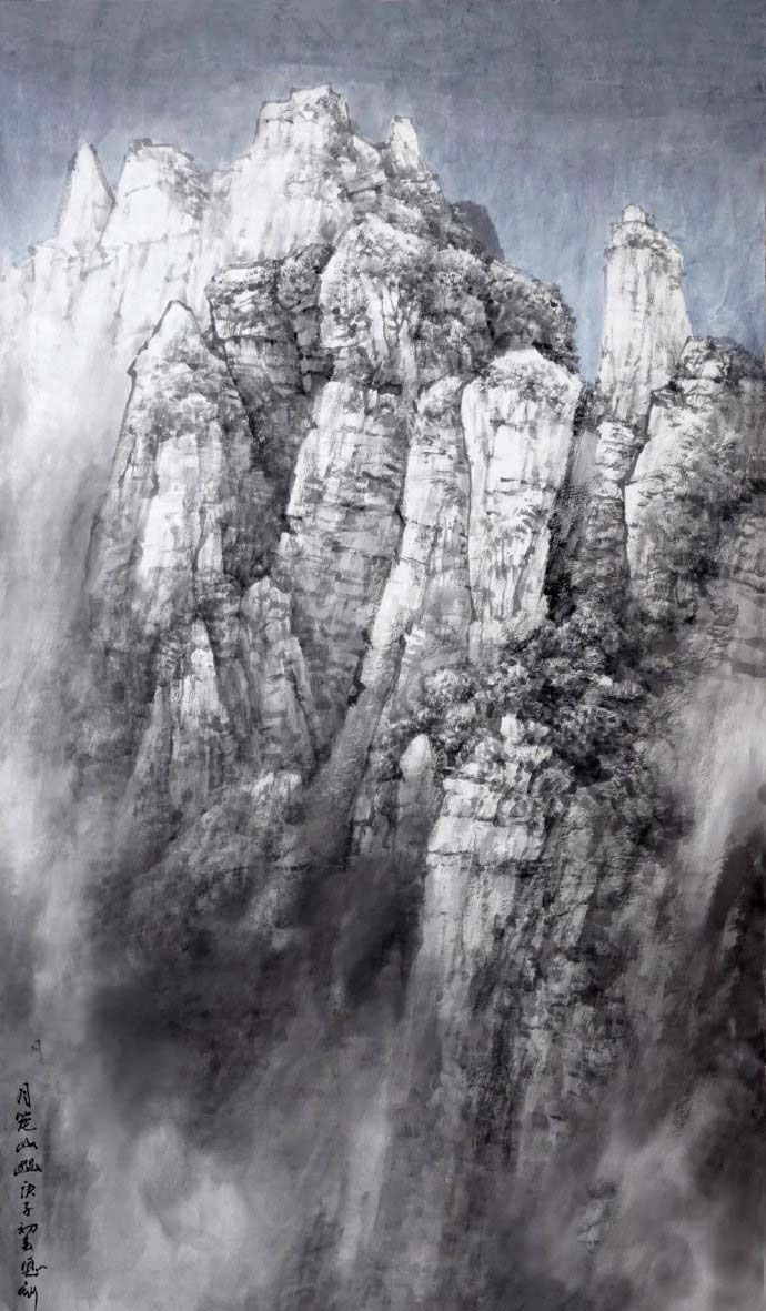 师恩钊北派山水画作品欣赏(图)