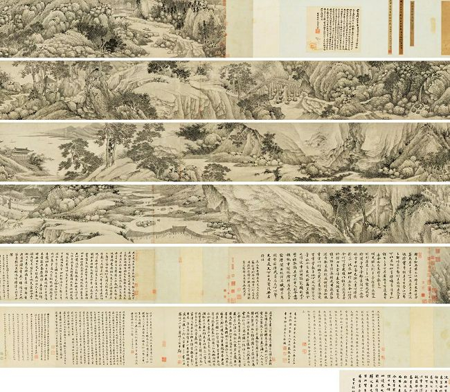 沈周第一神品 沈周最贵的画《送吴文定行图并题卷》曾拍1.48亿元