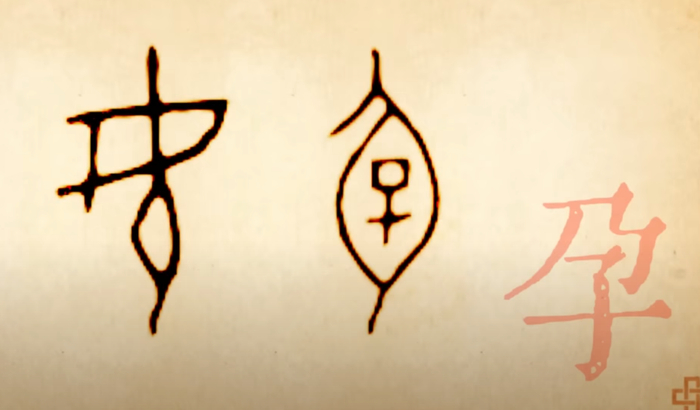 六千年前古人造字的智慧，寥寥数笔，画尽了整个人生|甲骨文|小孩|胎儿|母亲|心脏_新浪新闻