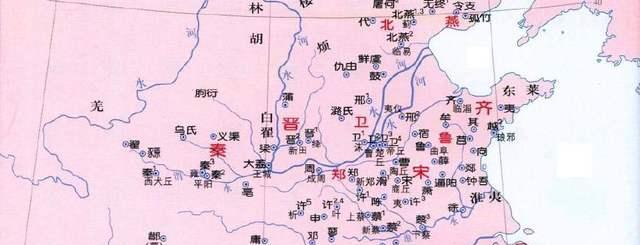 春秋战国时期各个诸侯国都城以及主要城市排名