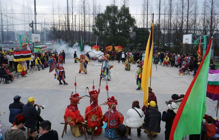 龍城鄉情溧陽原生態儺文化跳幡神新年鄉村巡遊祈福活動見聞