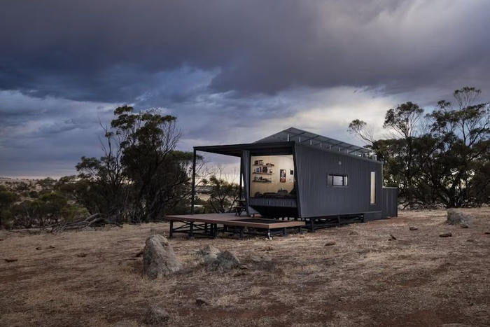 旷野中的模块化度住宅