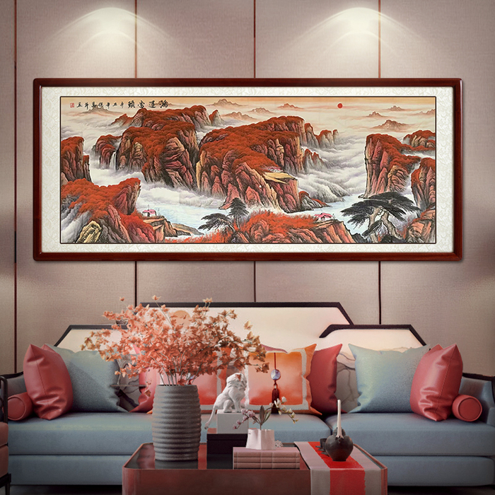 “家不见山水,财运不进门”,客厅挂什么画很重要,看老话怎么说__财经头条