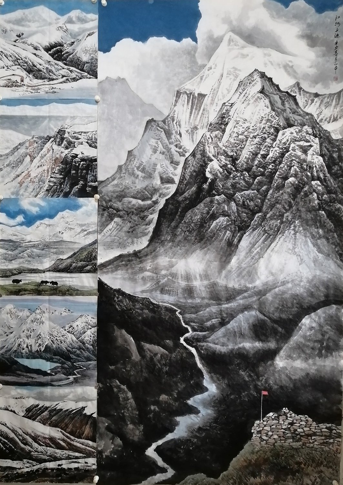 【佳作欣赏】许小平画作,四季雅韵,水墨丹青