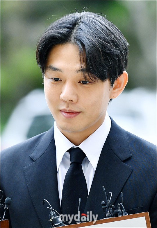 韩国艺人刘亚仁第二次出席拘留前审讯