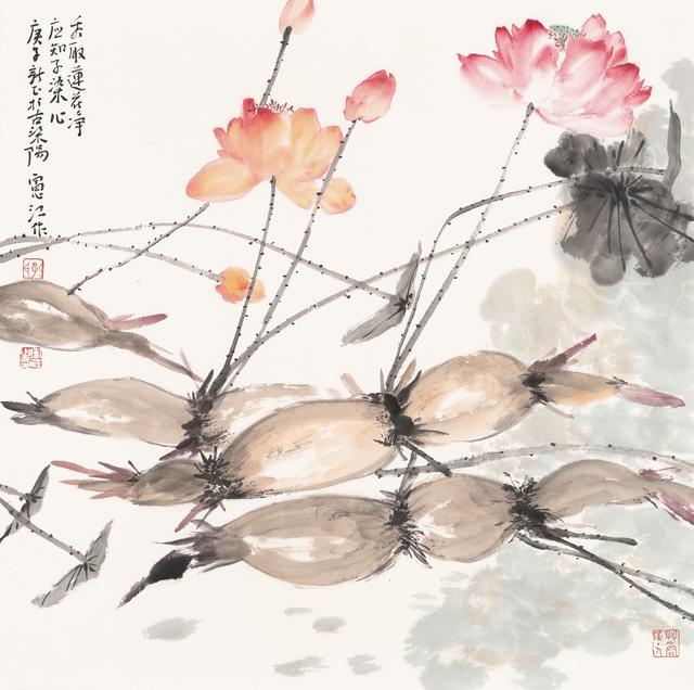 佳作欣赏丨孔宪江花鸟画，绘就水墨绮梦