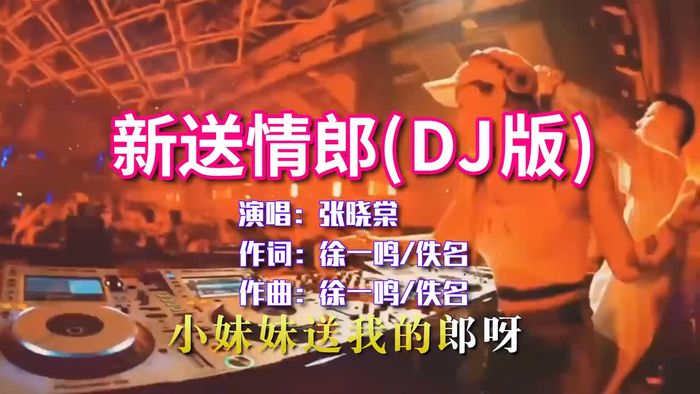 张晓棠《新送情郎》dj版,旋律优美,醉人好听