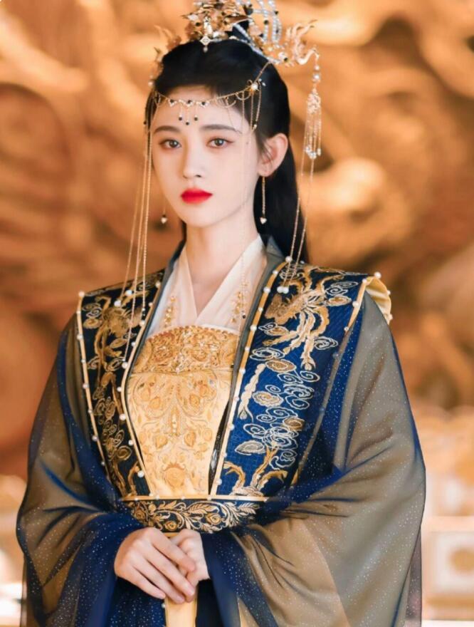 鞠婧祎古装造型真的太美了，真的有一种倾国倾城之姿