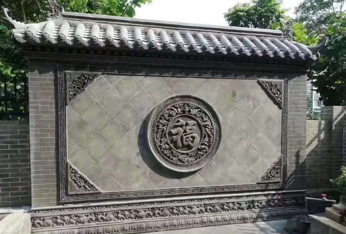 中式小院,还是要有个影壁墙