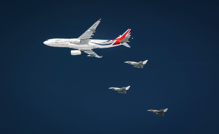 英国皇家空军飞机抵达澳大利亚,准备参加联合空军演习.