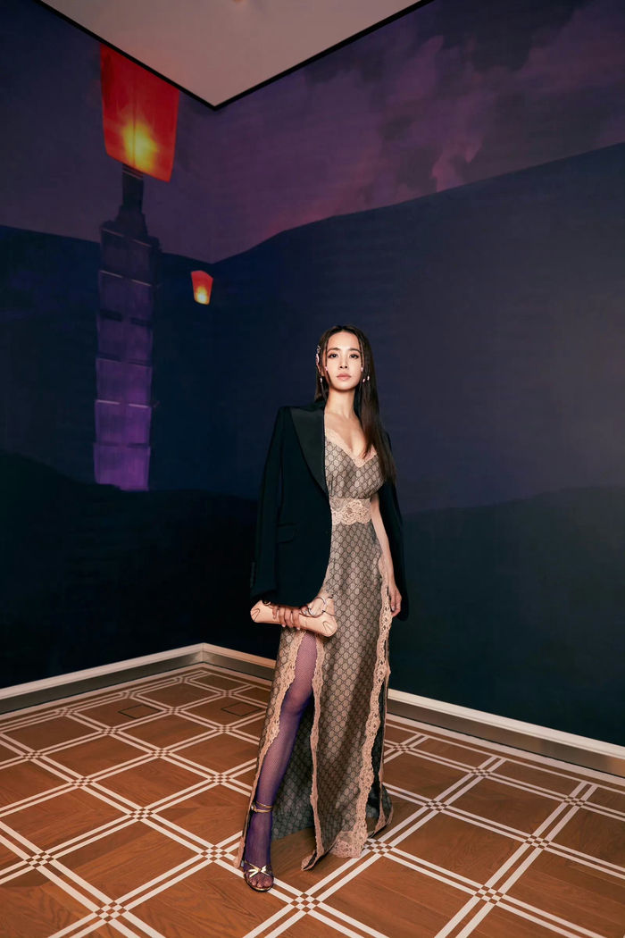 蔡依林出席gucci台北旗舰店开幕活动