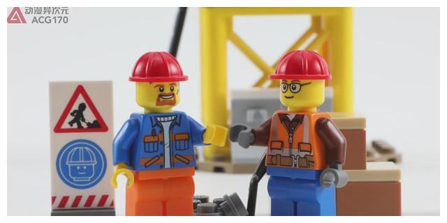 驾驶工程推土机清理城市废弃墙砖乐高积木60252城市图文评测