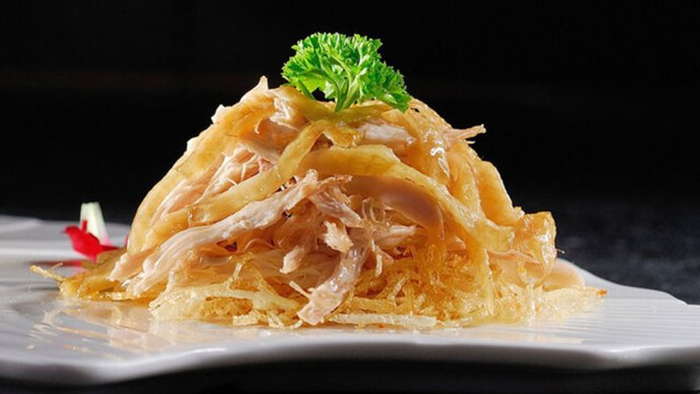 杭菊鸡丝:浙菜瑰宝的美食传承|浙江|杭菊|浙菜_新浪新闻