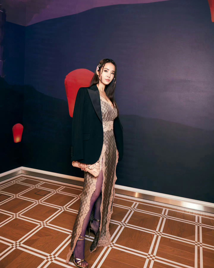 蔡依林出席gucci台北旗舰店开幕活动