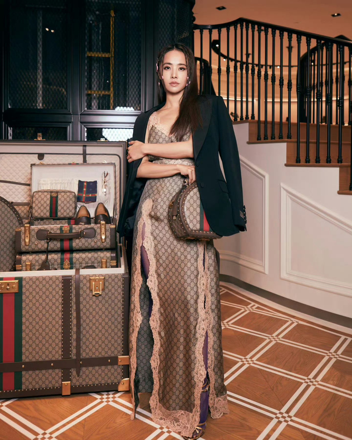 蔡依林出席gucci台北旗舰店开幕活动