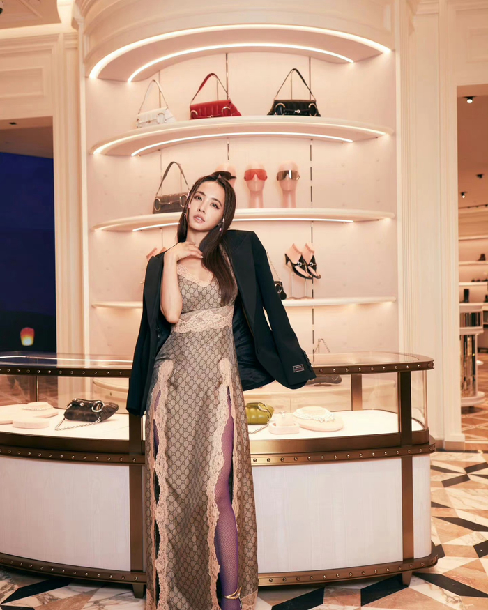 蔡依林出席gucci台北旗舰店开幕活动