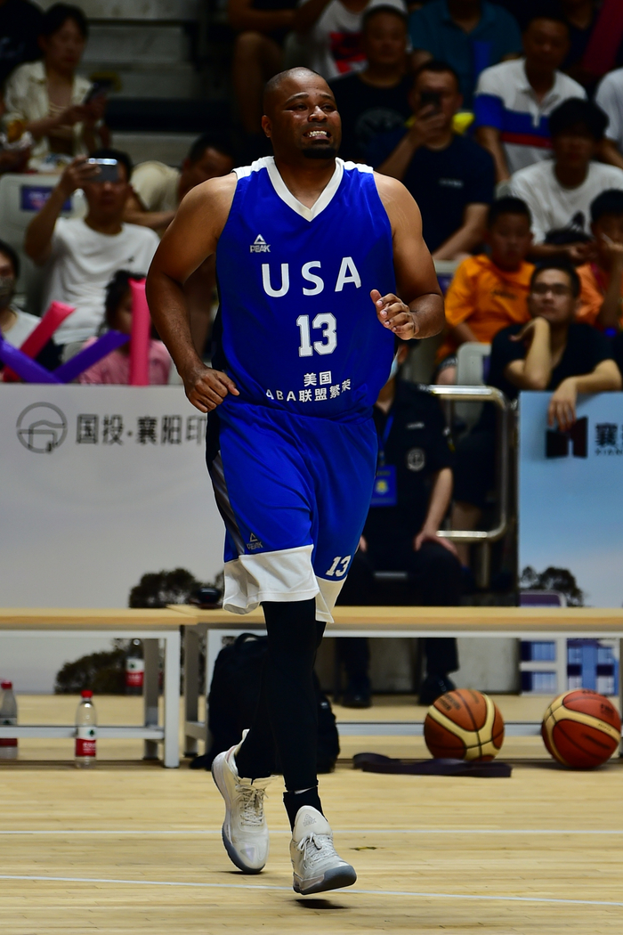 影像记忆2023国际篮球明星挑战赛之进场美国队13号