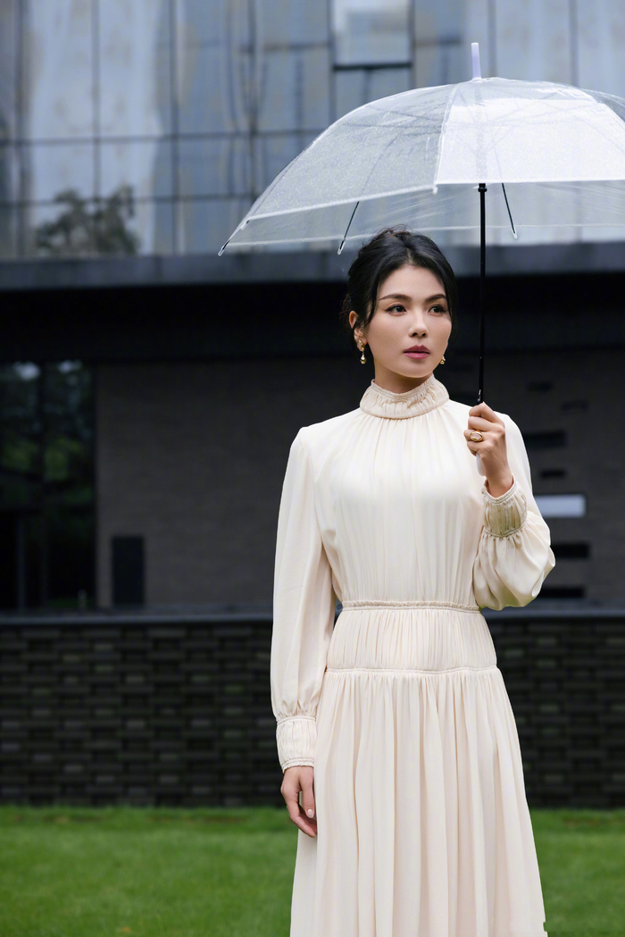 刘涛今日现身成都参加chloé精品店开幕活动