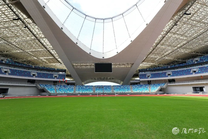 全省最大,还能看海景的厦门白鹭体育场是这样炼成的!内景曝光