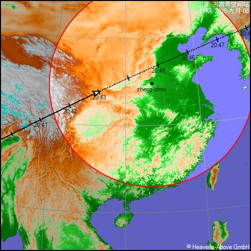 今晚20250908郑州地区肉眼可赏天宫号空间站中国空间__财经头条__新浪财经