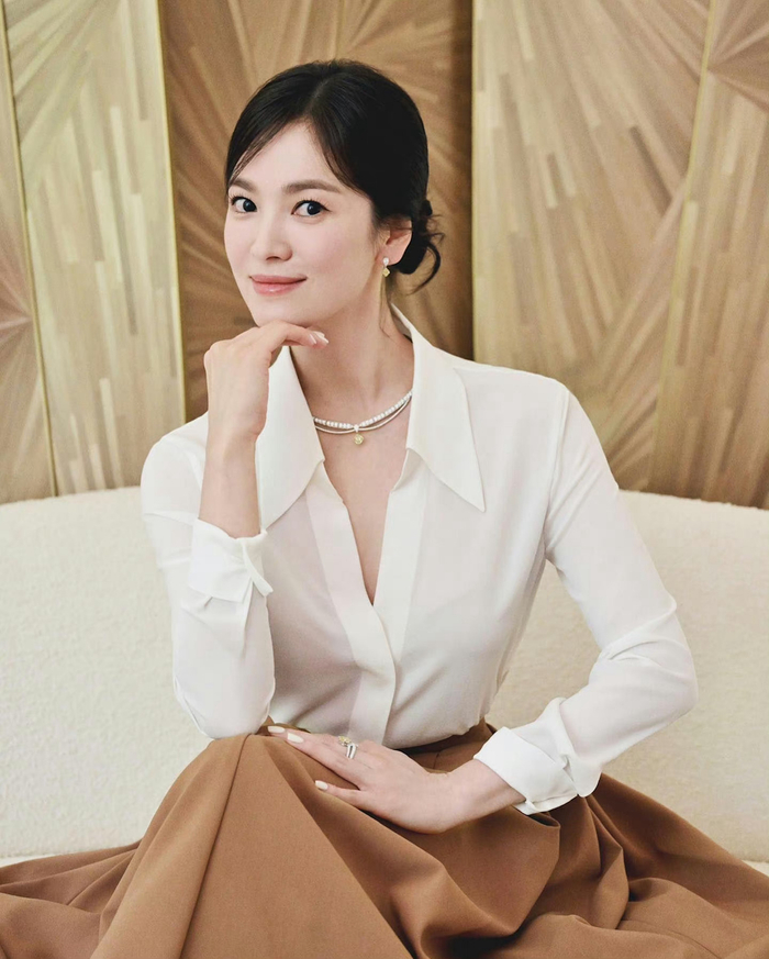宋慧乔ins更新chaumet拍摄花絮,好优雅好贵气的尚美女神