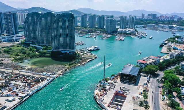 海南三亚首条水下隧道工程提速推进