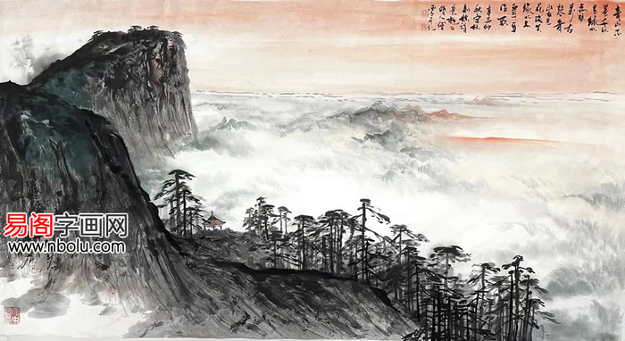 傅抱石再传弟子，傅云石画作赏析：笔墨秀逸，潇洒隽永|山水画|人物画