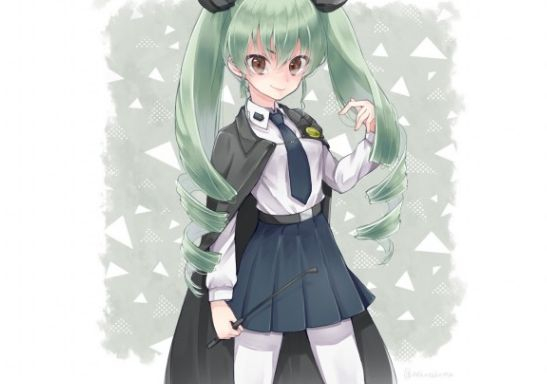 《少女与战车》安比丘动漫美女壁纸欣赏