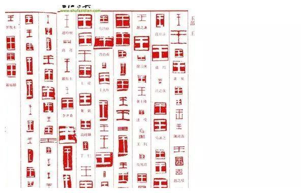“王”字的100种写法,王家人你会写几种?