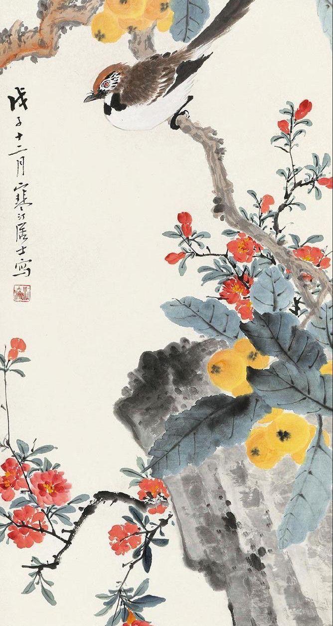 美术研究｜世界名画｜江寒汀中国画——花鸟画欣赏