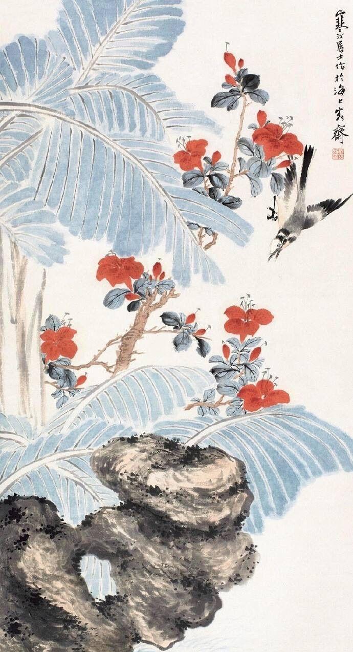 美术研究｜世界名画｜江寒汀中国画——花鸟画欣赏