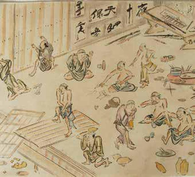 日本古代下级武士,穷到刁牙签装吃饱,甚至失业沦为浪人?