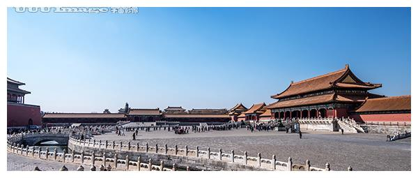 北京故宫太和门