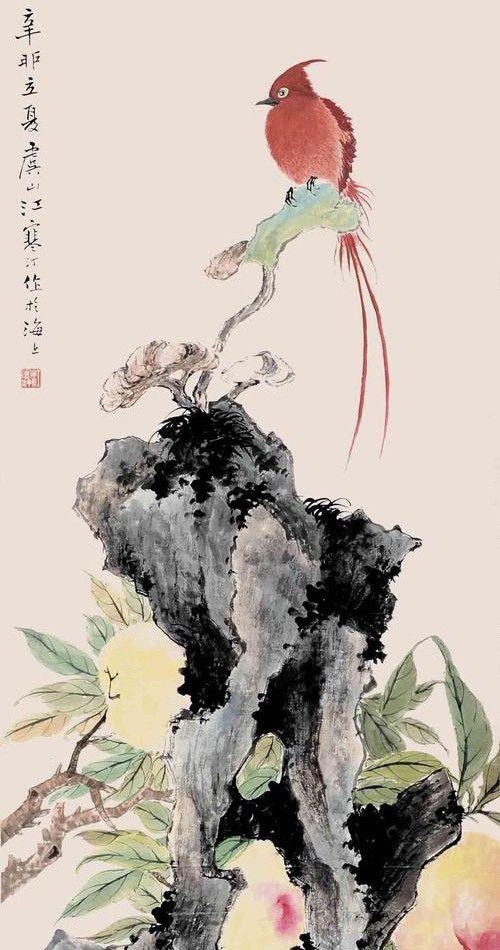 美术研究｜世界名画｜江寒汀中国画——花鸟画欣赏