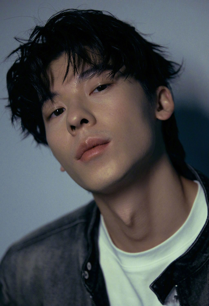 许光汉今日杭州活动出图卷毛造型水洗牛仔简直不要太清新可爱