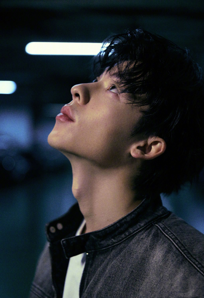 许光汉今日杭州活动出图卷毛造型水洗牛仔简直不要太清新可爱