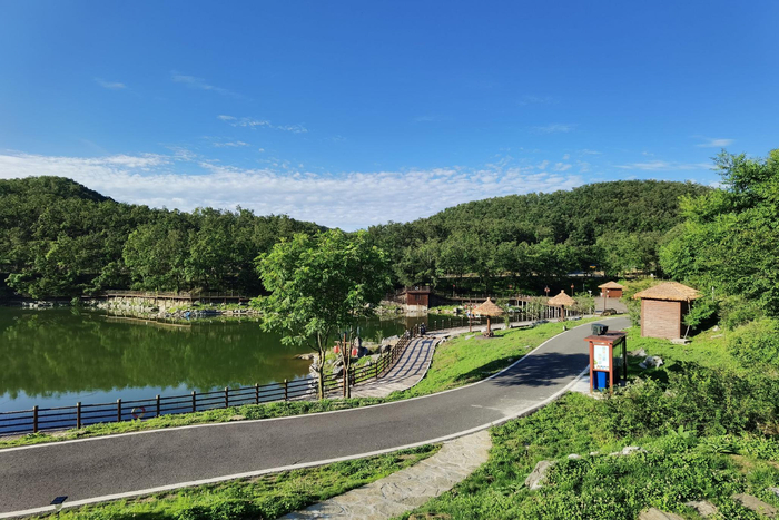 湖北襄阳保康横冲美景如画之人工湖3